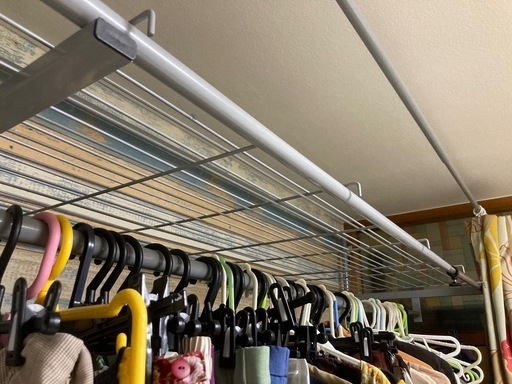 ⭐️決まりました⭐️スチール製　自立タイプ 　大容量衣装ラック・衣装ハンガー