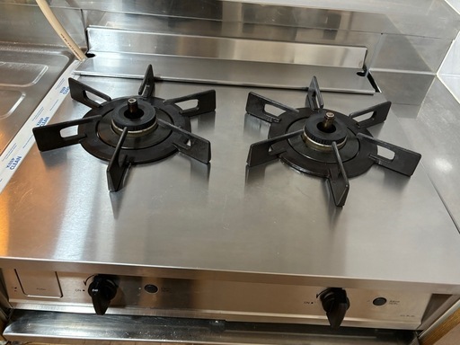 リンナイステンレスガスコンロ美品