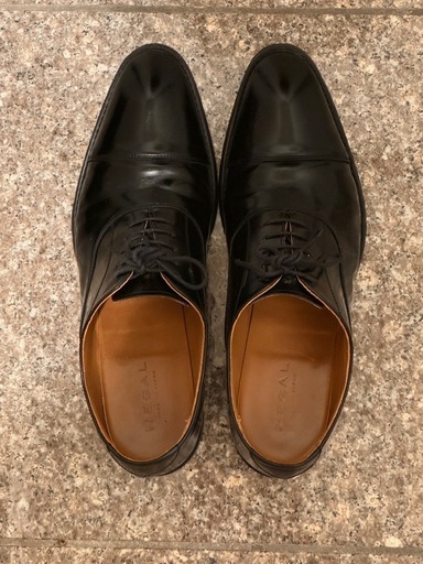 【美中古】リーガル REGAL ビジネスシューズ 革靴 黒 ブラック 26.5センチ