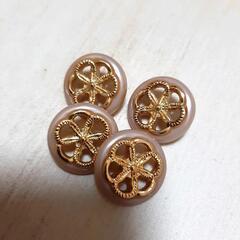 アンティーク レトロ高級ボタン　8個　ハンドメイドの画像