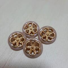 アンティーク レトロ高級ボタン　8個　ハンドメイドの画像