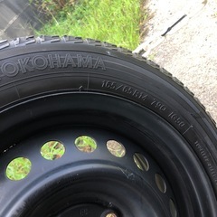 フィット純正鉄チン＋165/65r14  4本セットの画像