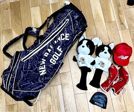 ゴルフ　キャディーバック　ヘッドカバー　ニューバランスゴルフ
