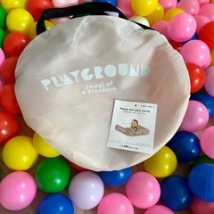 お譲り先決定。ボールプール ボール143個お付けしますの画像