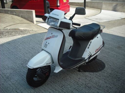 HONDA Lead 80ss リード80ss (HF04) ホワイト 初代リード80ss タコメーター 自賠責付き