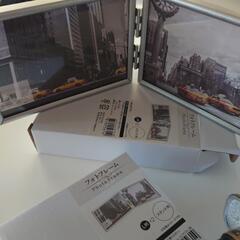 フォトフレーム　2個　おもちゃの剣の画像