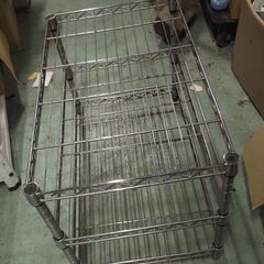 ３段メタルラック、６０x３７x４０、棚、陳列棚の画像