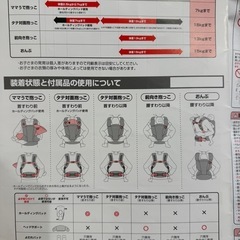 抱っこ紐の画像