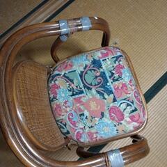 籐製椅子【あげます】の画像