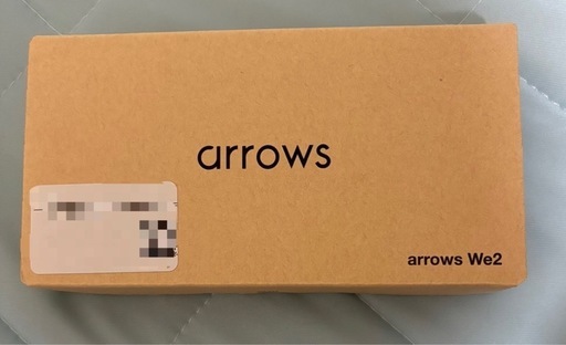 新品未使用　arrows we2 FCG02 ライトブルー　Android