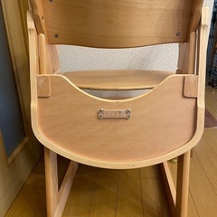 カトージ KATOJI プレミアムベビーチェアS ナチュラルウッド の画像