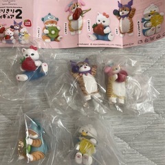 mofusand サンリオ　なりきりフィギュア2 コンプセット