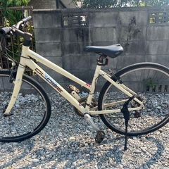 GLOBE クロスバイク クリーム色 引き取り限定