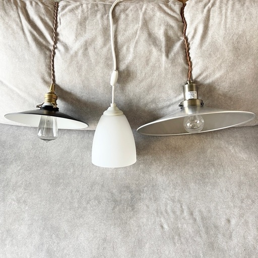 美品!! ペンダントライト 3点set ヴィンテージ アンティーク おしゃれ