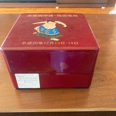 大相撲お弁当箱の画像