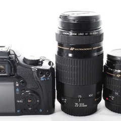 Canon キャノン EOS Kiss X2 ダブルレンズセットの画像