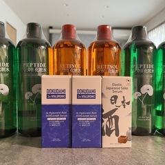 【新品】大容量化粧水6本・美容液3本