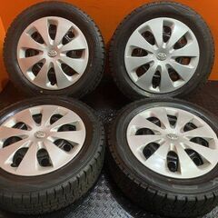 【DUNLOP WINTER MAXX WM02 175/65R15】スタッドレス【トヨタ アクア 純正ホイール 15インチ 5J4HPCD100】20年製　(VTK040)