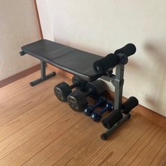 ベンチ台　トレーニング台　ダンベル　
腹筋　筋トレ　鉄アレイ　