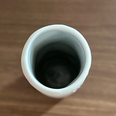 コンランショップ　美品　花瓶　花器　インテリア　フラワーベース　大理石調　スリム　の画像