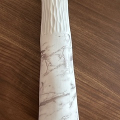 コンランショップ　美品　花瓶　花器　インテリア　フラワーベース　大理石調　スリム　の画像