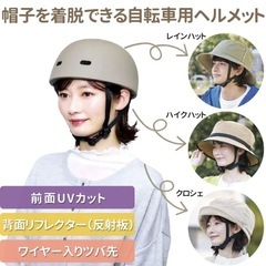 自転車　ヘルメット　SGマーク　帽子　男女の画像