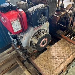 ⭐️格安（中古）林業　集材機　ヤンマーディーゼル５馬力の画像