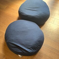 【無印良品】背当てにもなるやわらかマルチクッション２個