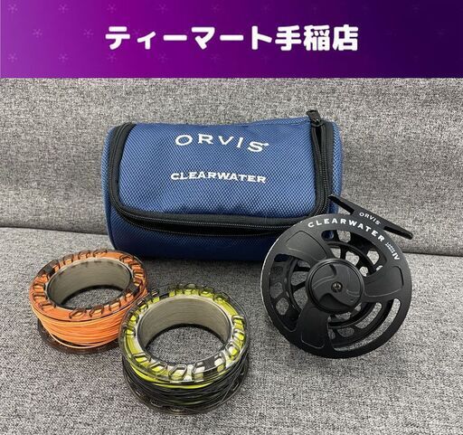 ORVIS CLEARWATER LA-Ⅳ フライリール オービス クリアウォーター カートリッジ ケース付き カセットリール 札幌市手稲区