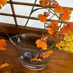 花瓶　花卉　フラワーベース　flower vase フランフラン　敷石付き　②の画像