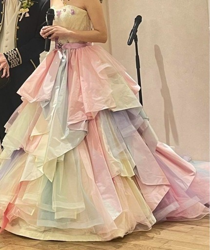 ザハニー　THE HANY ウェディングドレス　カラードレス レインボードレス