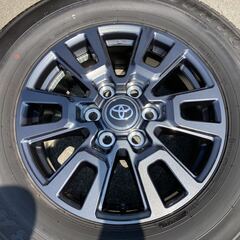 9月9日まで特別価格！ランドクルーザー250 VX 純正◆18インチ 7.5J +60 6/139.7◆265/65R18◆ほぼ納車外し！ランクル300、ランクル250の画像