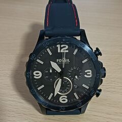 ★★★FOSSILフォッシルJR1487＆JR1425の２本の人気のビックフェイス腕時計で『電池は交換済み』個人購入で不要の為出品！２本安価★★の画像
