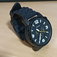 ★★★FOSSILフォッシルJR1487＆JR1425の２本の人気のビックフェイス腕時計で『電池は交換済み』個人購入で不要の為出品！２本安価★★の画像