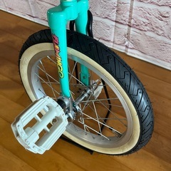 【長期保管の新古品/アウトレット品】定価¥22,000(税込) 一輪車 16型 競技/演技用 ミヤタ フラミンゴ <自転車のオオムラ 静岡店>の画像