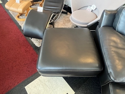 IDC大塚家具　本革　コーナーソファ