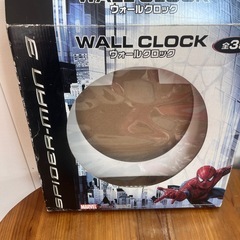 美品 スパイダーマン  壁掛け時計 時計 ウォールクロック の画像