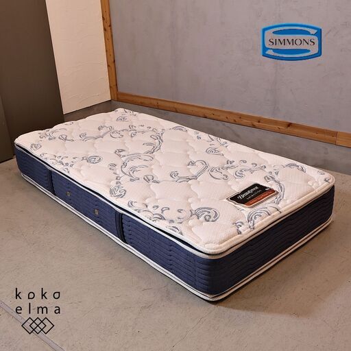 SIMMONS(シモンズ)社よりビューティレストシリーズ、ゴールデンバリュー ピロートップ シングルマットレスです。やわらかなピロートップが体をやさしく包み込み高級ホテルで使われる贅沢をご自宅にて♪