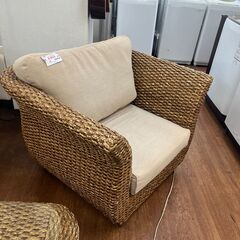 リサイクルショップどりーむ天保山店　No14249　ソファー　1人掛けソファー　ラテン　南国風　同一商品有