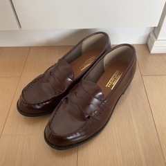 【譲ります】ローファー　23.5センチ　茶色
