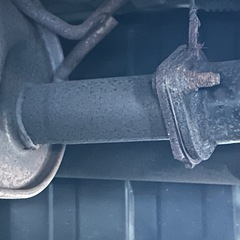 マフラーナットの取り外し