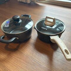 CAROTE片手鍋＆COOKSMARK両手鍋セット