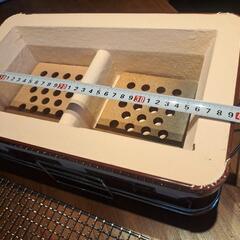 残り1つ　大好評！　七輪　角形ワイド　卓上炭焼きの画像