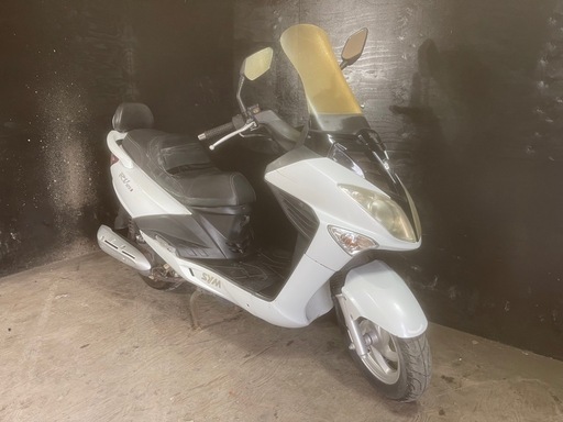 ★支払総額4.2万円★走行テスト済み！関東圏内即日配送可能！ SYM RV125I RFGLF 車格大きい小型スクーター！4スト、インジェクション♪通勤通学に♪