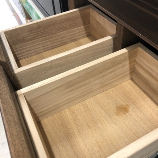 テレビボード　ブラウン【トレファク堺福田店】