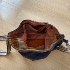 前掛けで作ったバッグの画像
