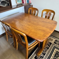 【無料】カリモク製ダイニングセット