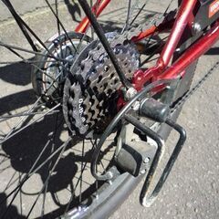 22インチ 子供用自転車 Asahi DRIDE BEAT 赤 6段変速 MTBスタイル カゴ付き アサヒ 自転車 札幌市東区 新道東店の画像