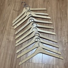 木製ハンガー 10本