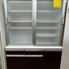 コガ家具　食器棚　幅(W)1200mm × 奥行(D)370mm × 高さ(H)1945mm